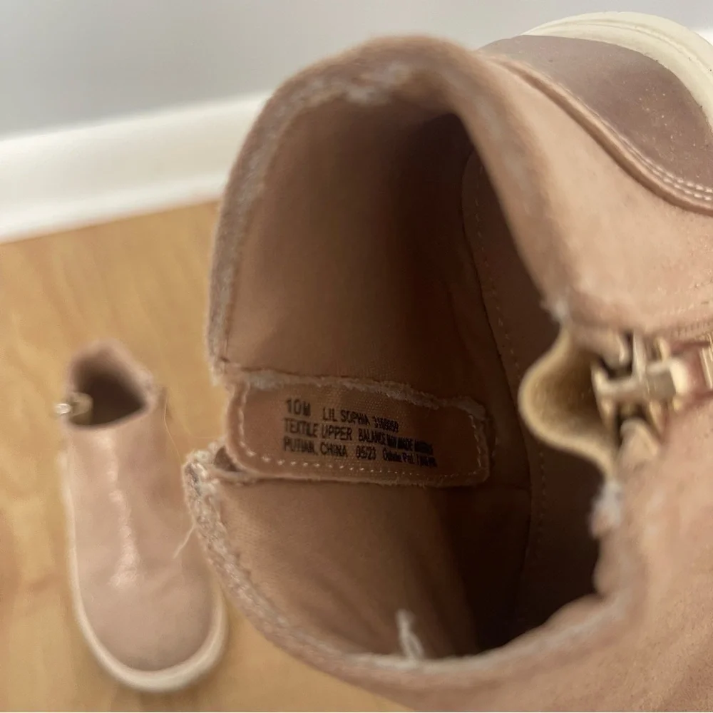 Kelly & Katie Lil Sophia High-Top Booties Sparkle Size 10M Winter Boot